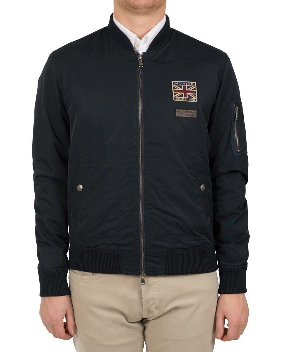 Herr | Jackor | Morris | Barnes Bomber Jacket Old Blue