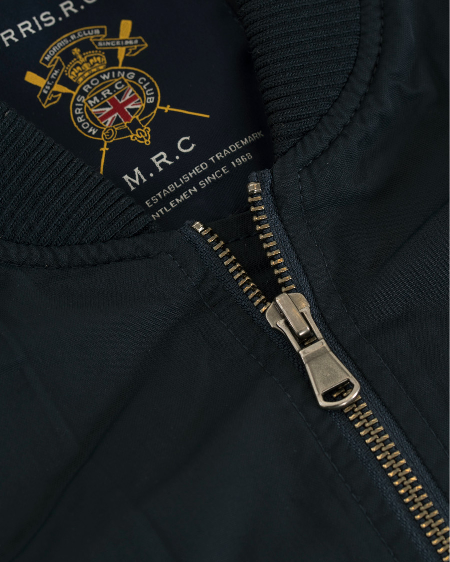 Herr | Jackor | Morris | Barnes Bomber Jacket Old Blue