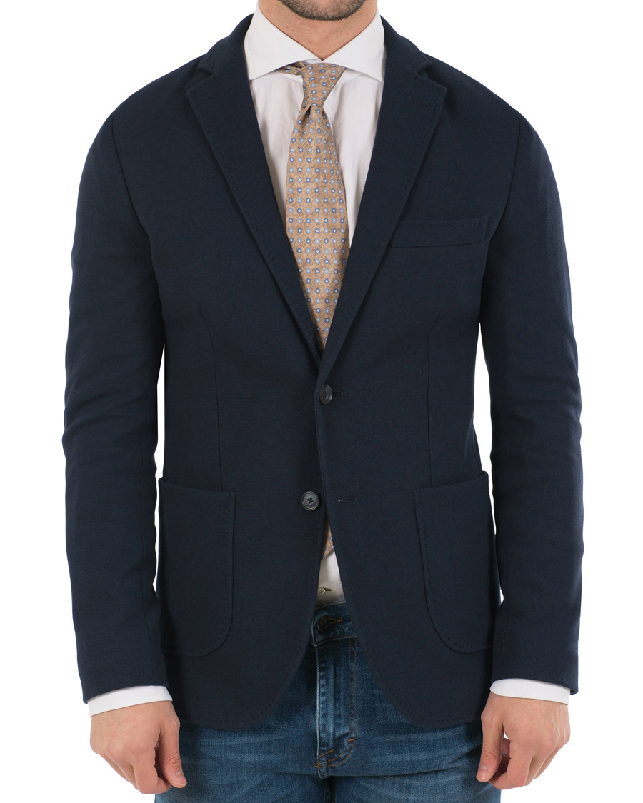 Herr | Kavajer | Morris | Rowing Club Jersey Blazer Navy