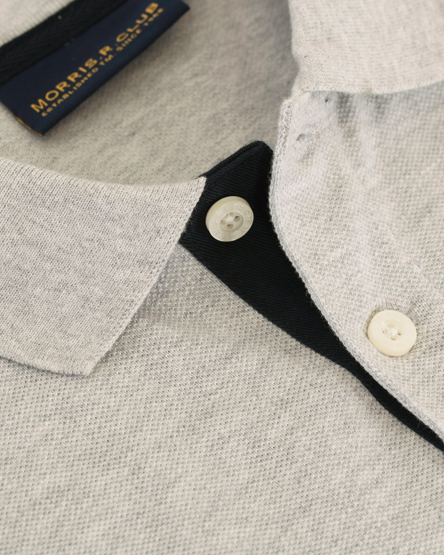 Herr | Pikéer | Morris | Duke Pique Grey