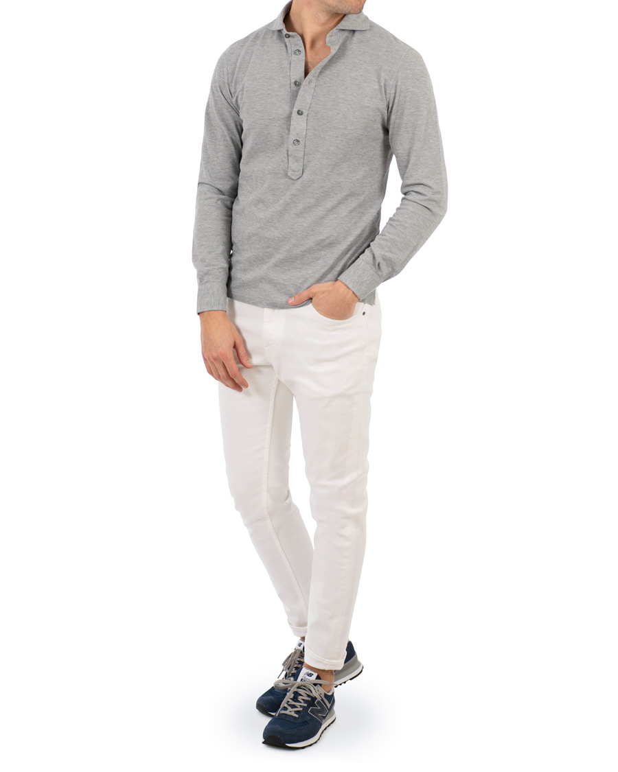 Herr | Skjortor | Gran Sasso | Popover Shirt Grey