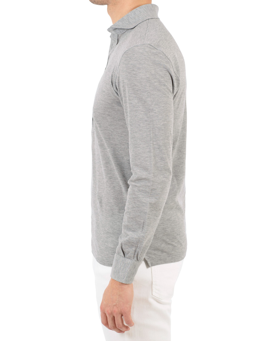 Herr | Skjortor | Gran Sasso | Popover Shirt Grey