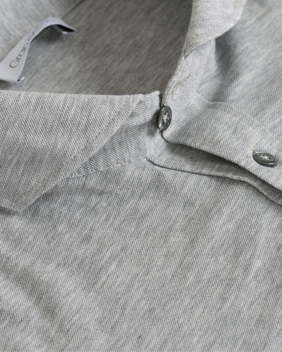Herr | Skjortor | Gran Sasso | Popover Shirt Grey