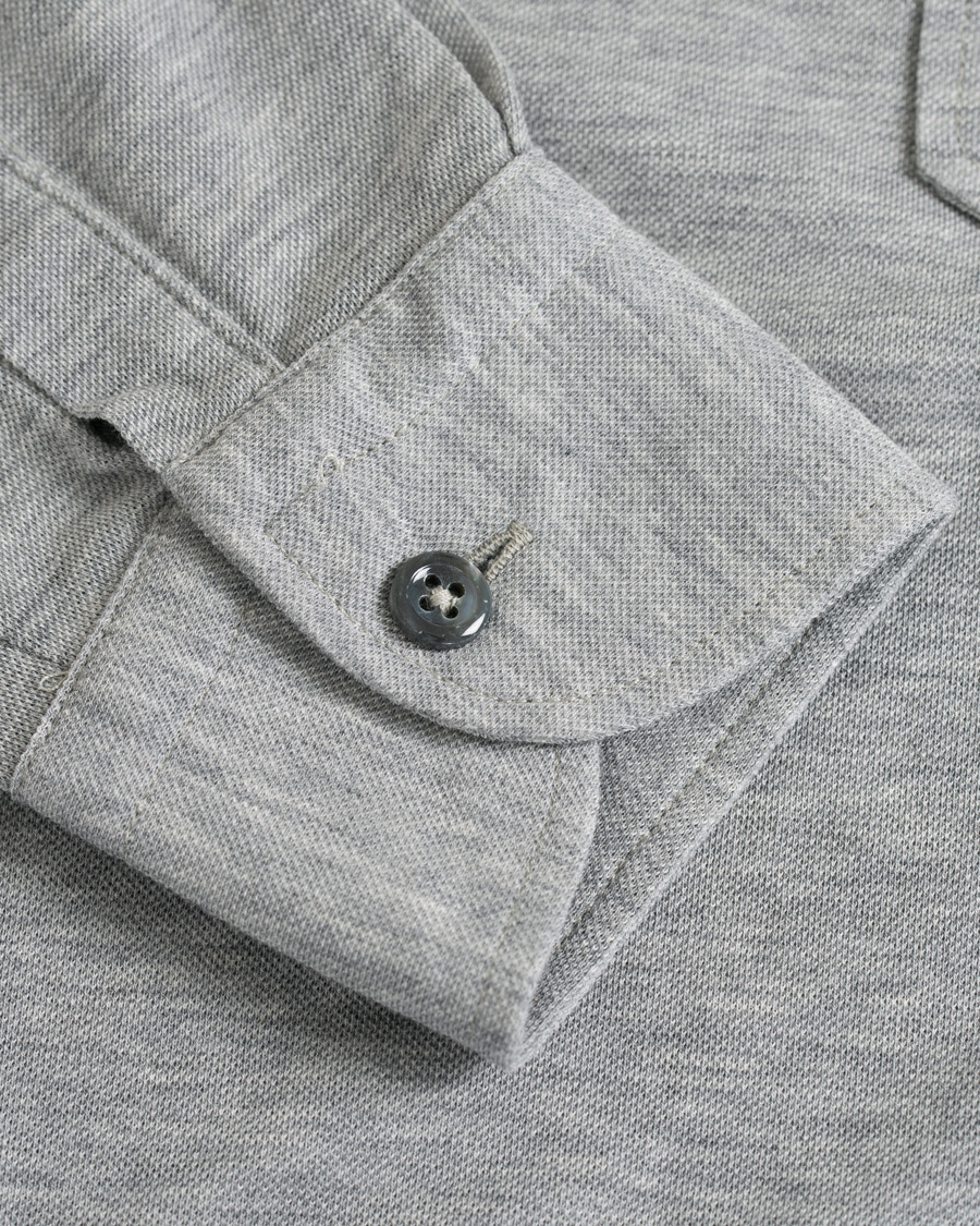 Herr | Skjortor | Gran Sasso | Popover Shirt Grey