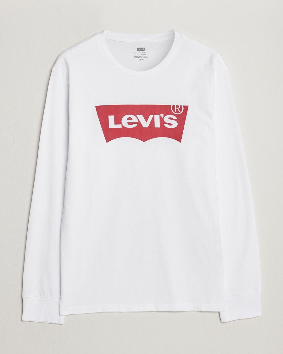Herr |  | Levi's | Logo Long Sleeve T-Shirt White