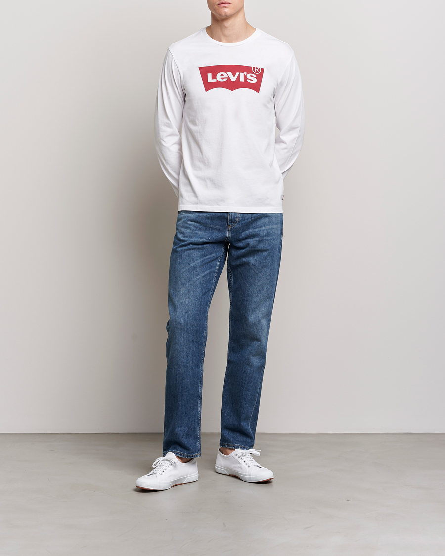 Herr | Långärmade t-shirts | Levi's | Logo Long Sleeve T-Shirt White
