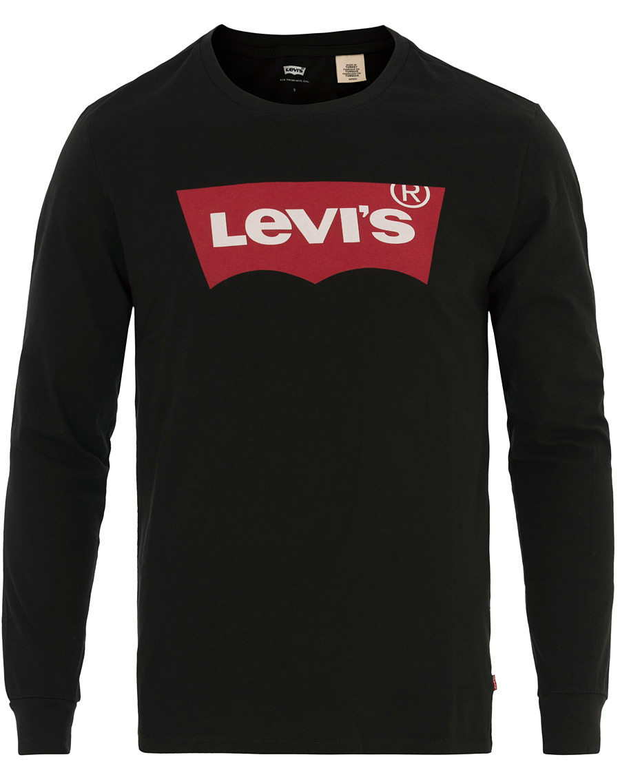 Herr | T-Shirts | Levi's | Long Sleeve Graphic Tee Better Black