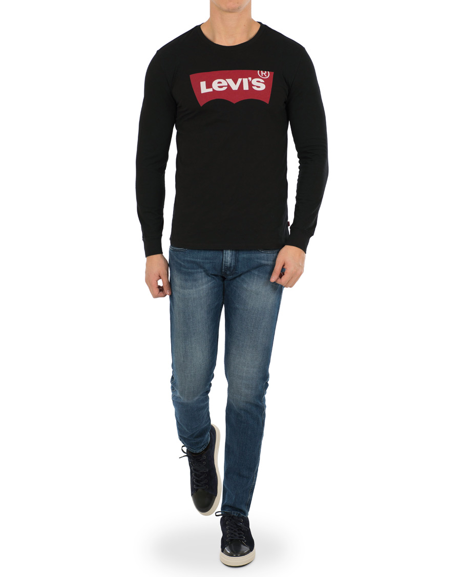 Herr | T-Shirts | Levi's | Long Sleeve Graphic Tee Better Black