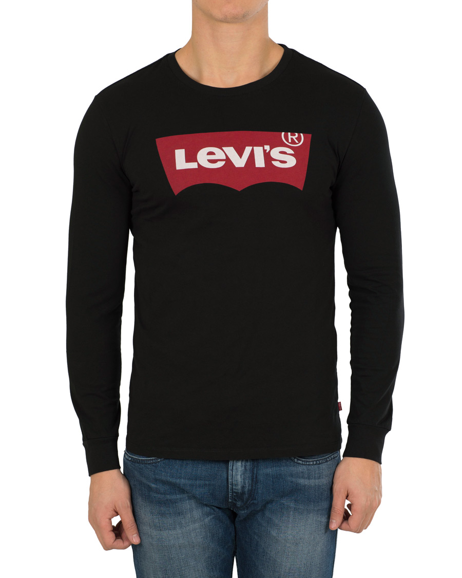 Herr | T-Shirts | Levi's | Long Sleeve Graphic Tee Better Black