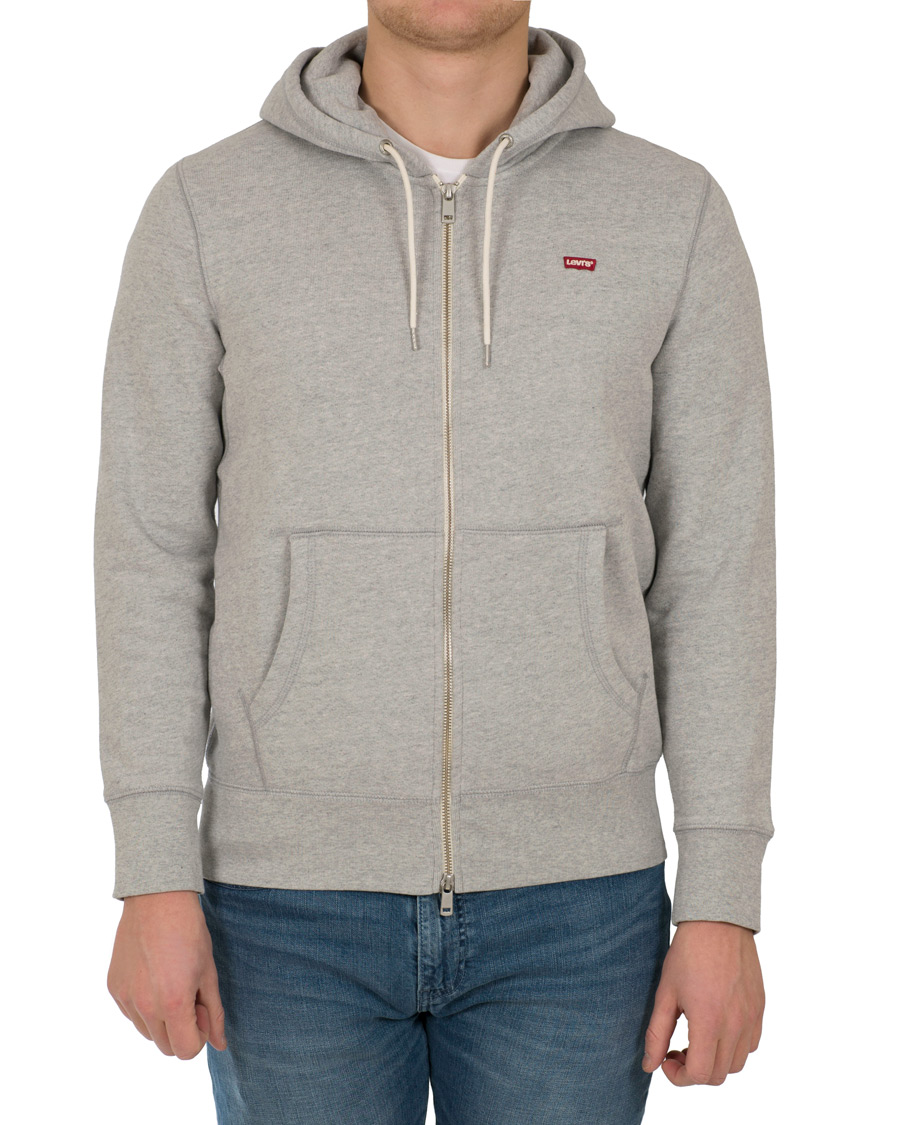 Herr | Tröjor | Levi's | Original Zip Up Hoodie Medium Grey Heather
