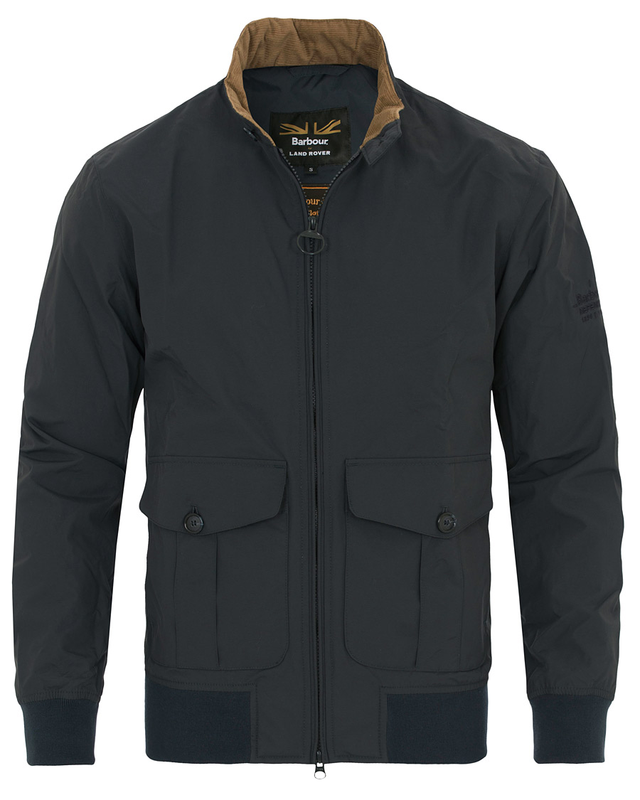 Herr | Jackor | Barbour for Land Rover | Belgae Harrington Jacket Navy