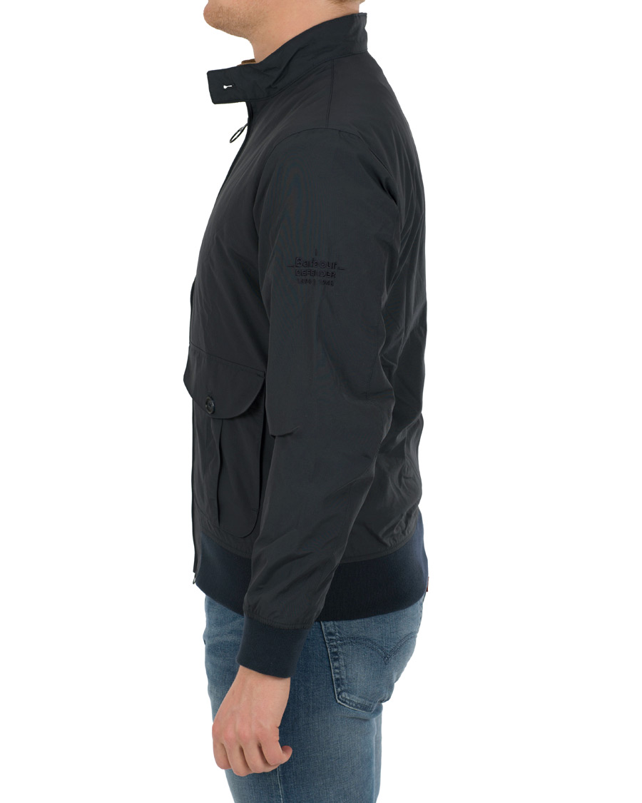 Herr | Jackor | Barbour for Land Rover | Belgae Harrington Jacket Navy