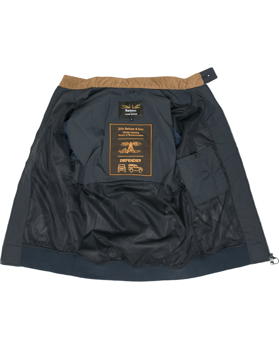 Herr | Jackor | Barbour for Land Rover | Belgae Harrington Jacket Navy