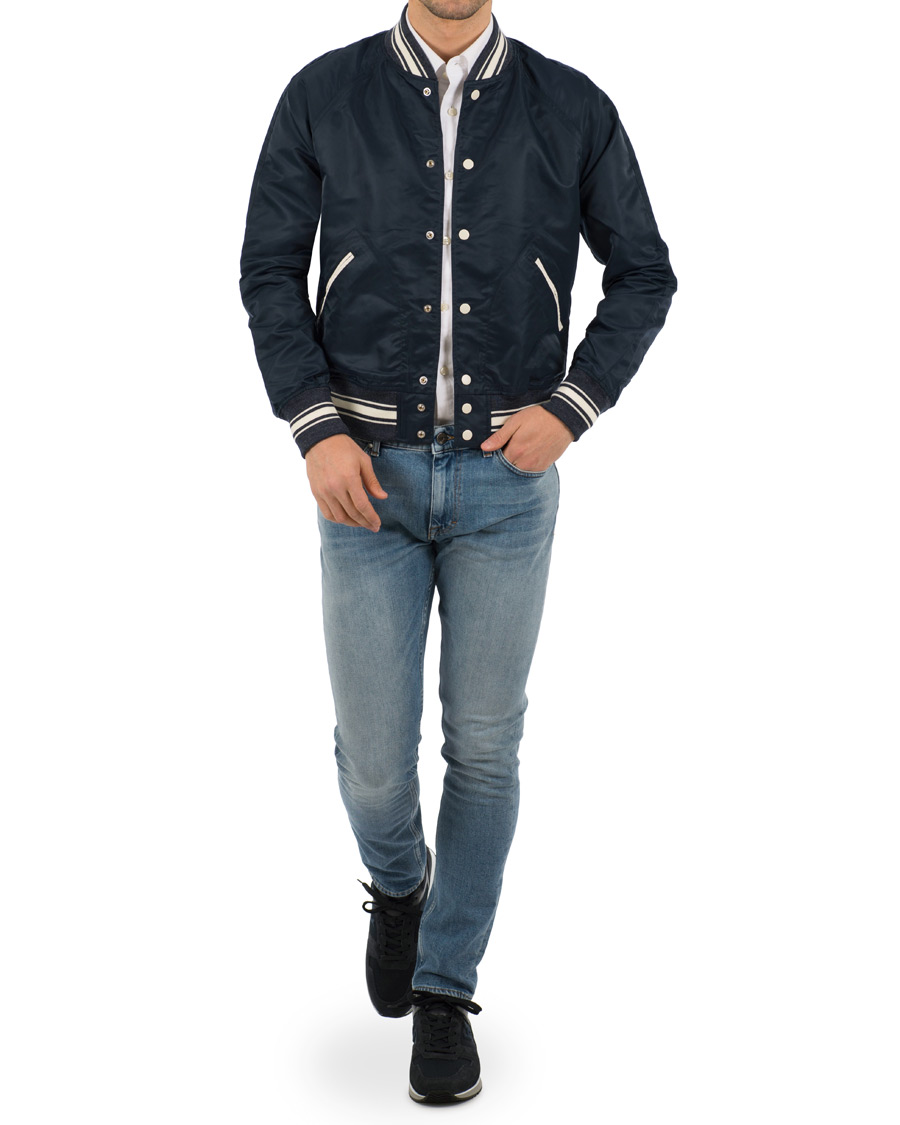 Herr | Jackor | GANT Rugger | Varsity Jacket Deep Ocean