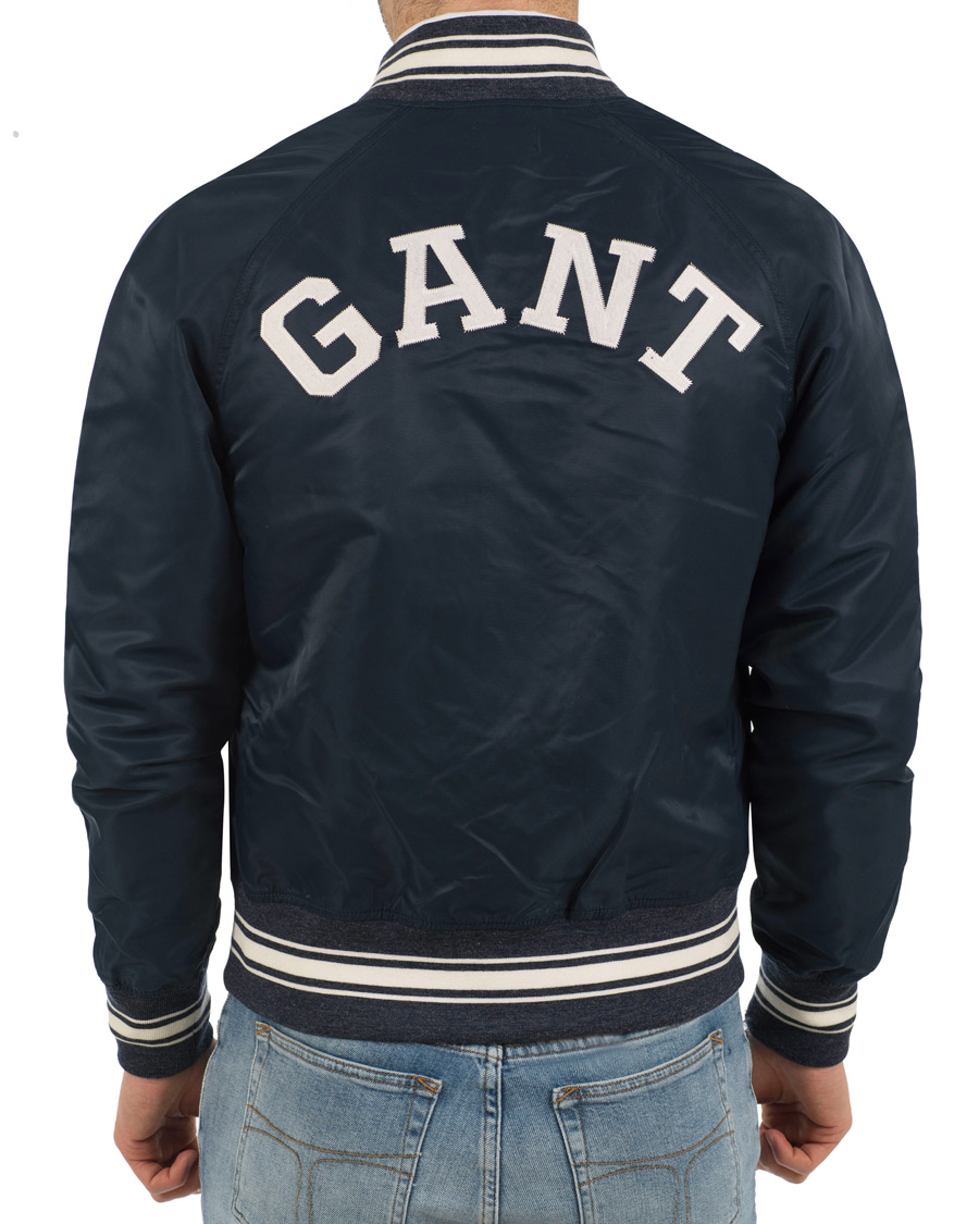 Herr | Jackor | GANT Rugger | Varsity Jacket Deep Ocean