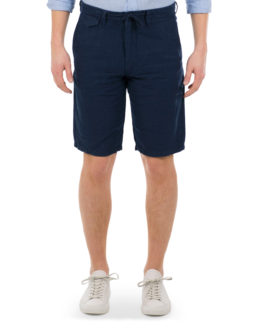 Herr | Shorts | GANT | Relax Linen Shorts Classic Blue