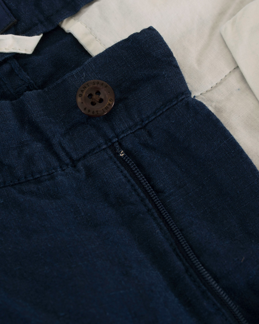 Herr | Shorts | GANT | Relax Linen Shorts Classic Blue