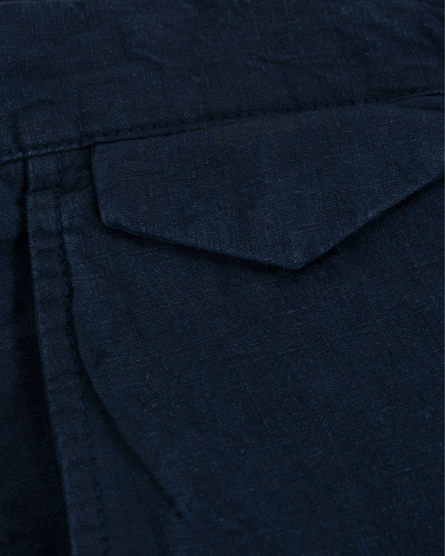 Herr | Shorts | GANT | Relax Linen Shorts Classic Blue