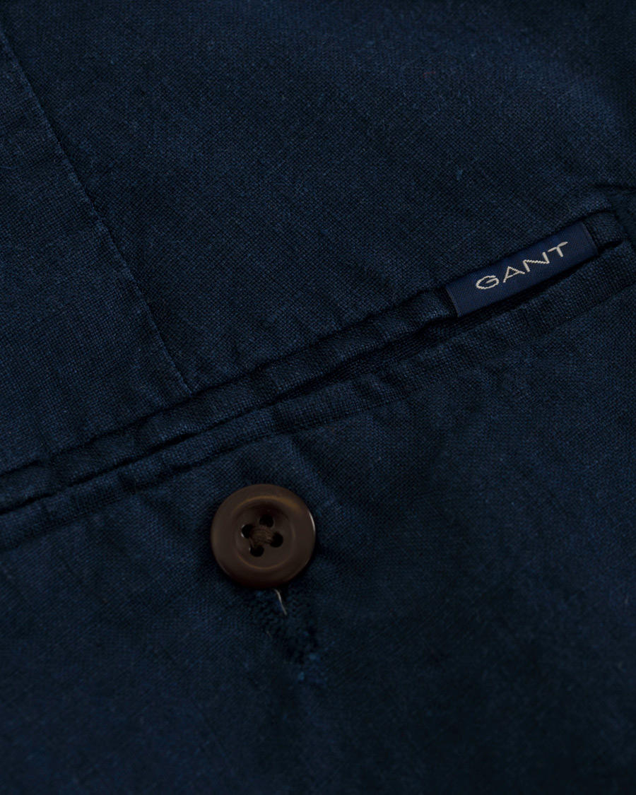 Herr | Shorts | GANT | Relax Linen Shorts Classic Blue