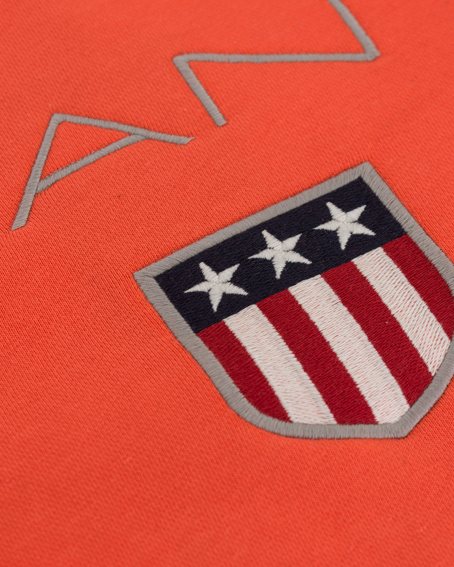 Herr | Tröjor | GANT | Shield Crew Neck Sweatshirt Strong Coral