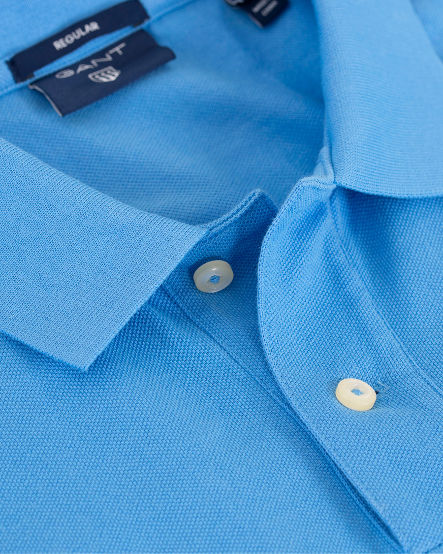 Herr | Pikéer | GANT | The Original Polo Pacific Blue