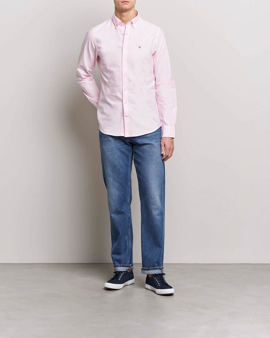 Herr |  | GANT | Slim Fit Oxford Shirt Light Pink