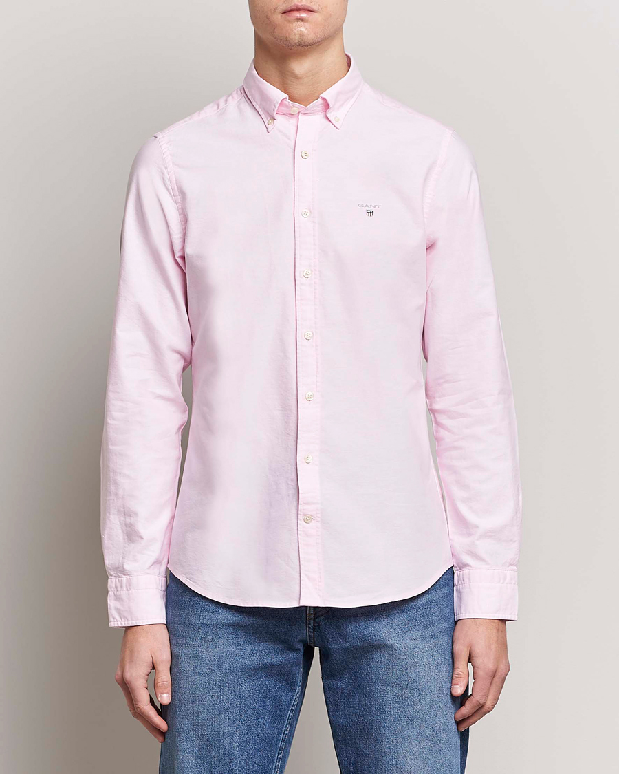Herr |  | GANT | Slim Fit Oxford Shirt Light Pink