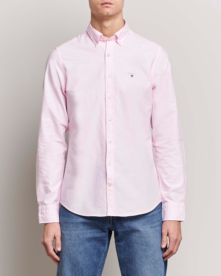 Herr | Skjortor | GANT | Slim Fit Oxford Shirt Light Pink