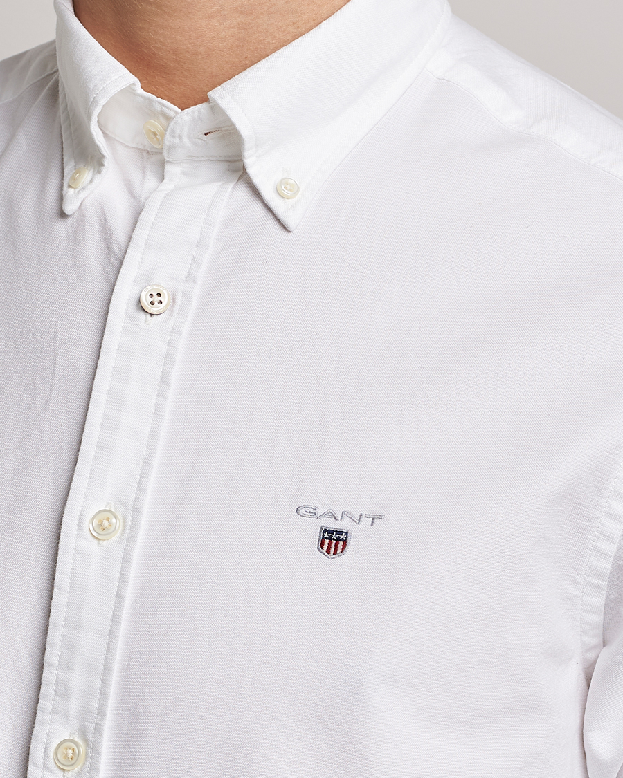 Herr | Skjortor | GANT | Slim Fit Oxford Shirt White