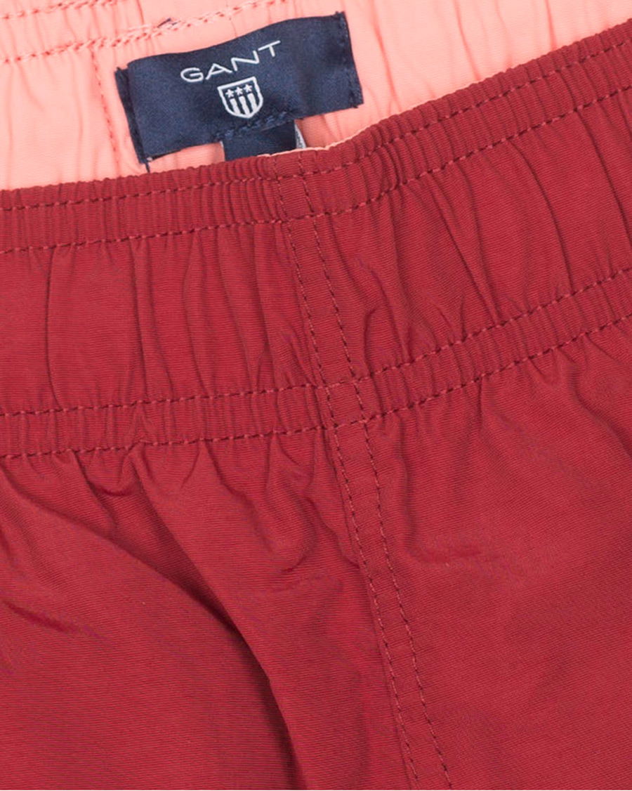 Herr | Badbyxor | GANT | Classic Swim Shorts Basic Mahogny Red