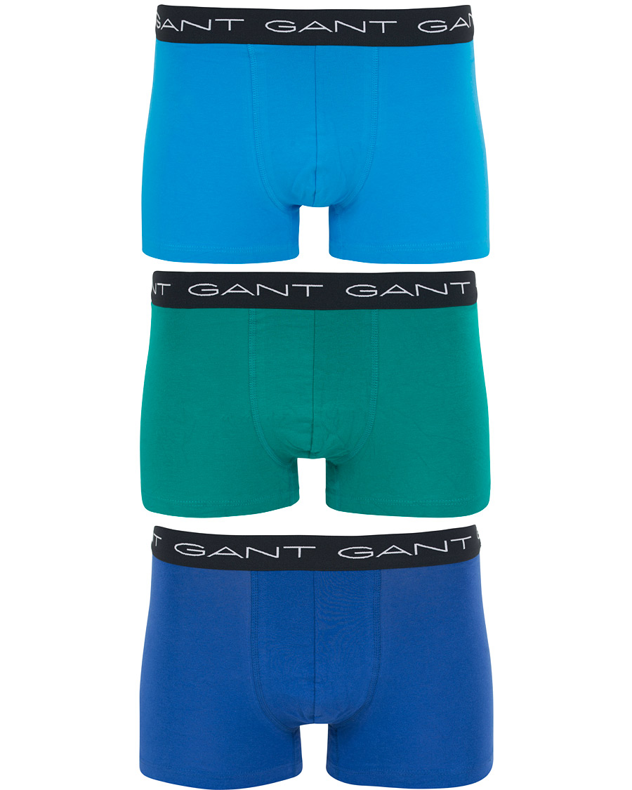 Herr | Underkläder | GANT | 3-Pack Trunk Boxer Aster Blue