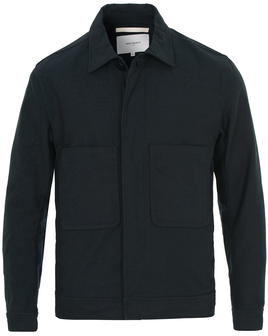Herr | Jackor | Norse Projects | Tyge Broken Twill Jacket Dark Navy
