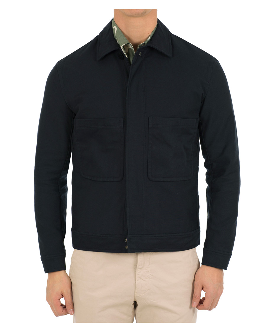 Herr | Jackor | Norse Projects | Tyge Broken Twill Jacket Dark Navy