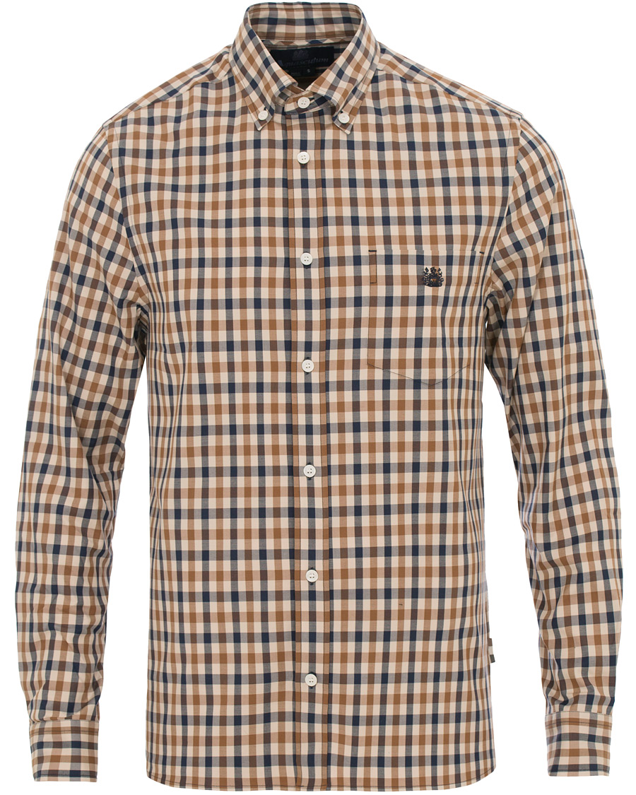 Herr | Skjortor | Aquascutum | York Club Check Shirt Vicuna
