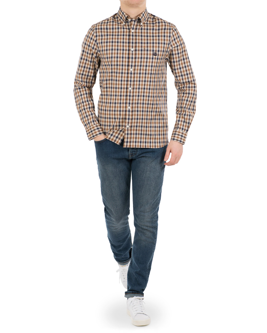 Herr | Skjortor | Aquascutum | York Club Check Shirt Vicuna