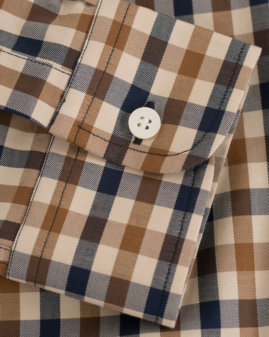 Herr | Skjortor | Aquascutum | York Club Check Shirt Vicuna