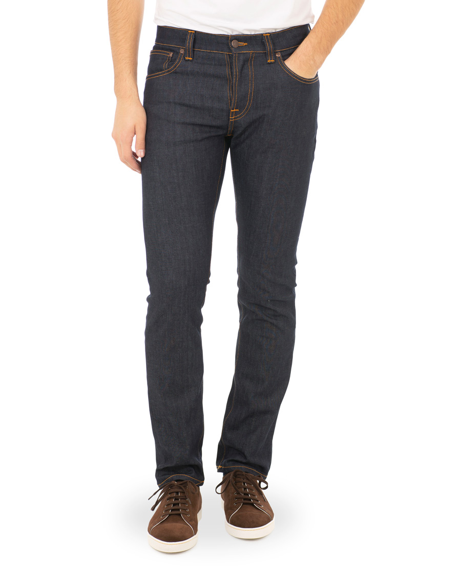Herr | Jeans | Nudie Jeans | Grim Tim Organic Slim Fit Jeans Dry Open Navy W29L32
