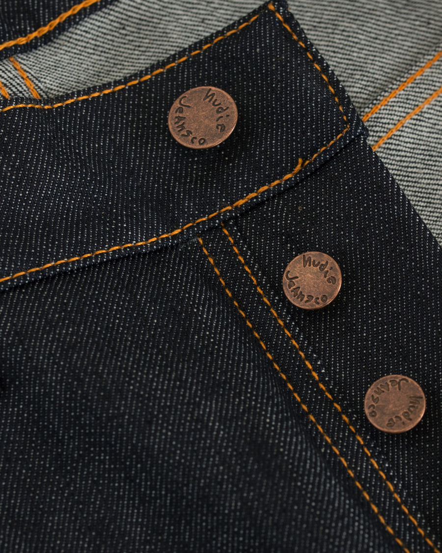 Herr | Jeans | Nudie Jeans | Grim Tim Organic Slim Fit Jeans Dry Open Navy W29L32