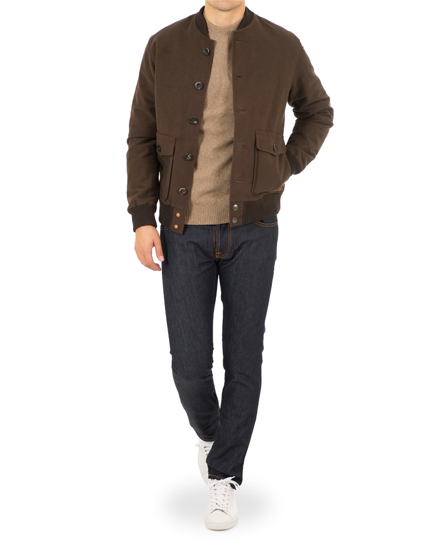 Herr | Jeans | Nudie Jeans | Tilted Tor Organic Slim Fit Jeans Dry Pure Navy