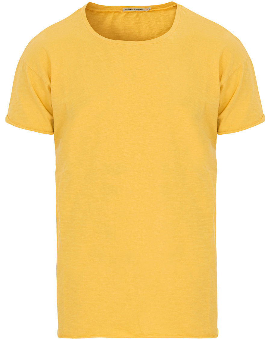 Herr | T-Shirts | Nudie Jeans | Roger Slub Tee Sun Yellow