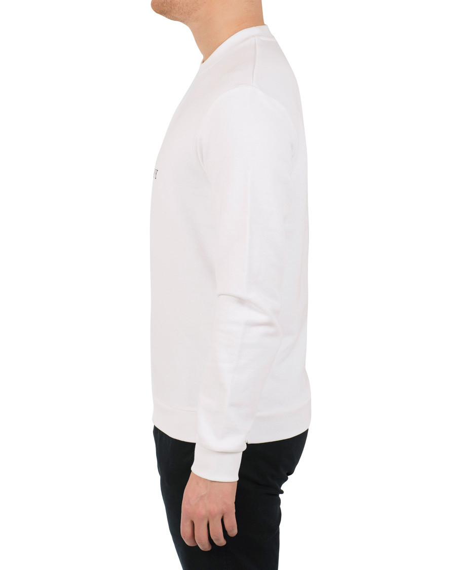 Herr | Tröjor | Fred Perry | Monocrome Tennis Logo Crew Neck Sweatshirt White