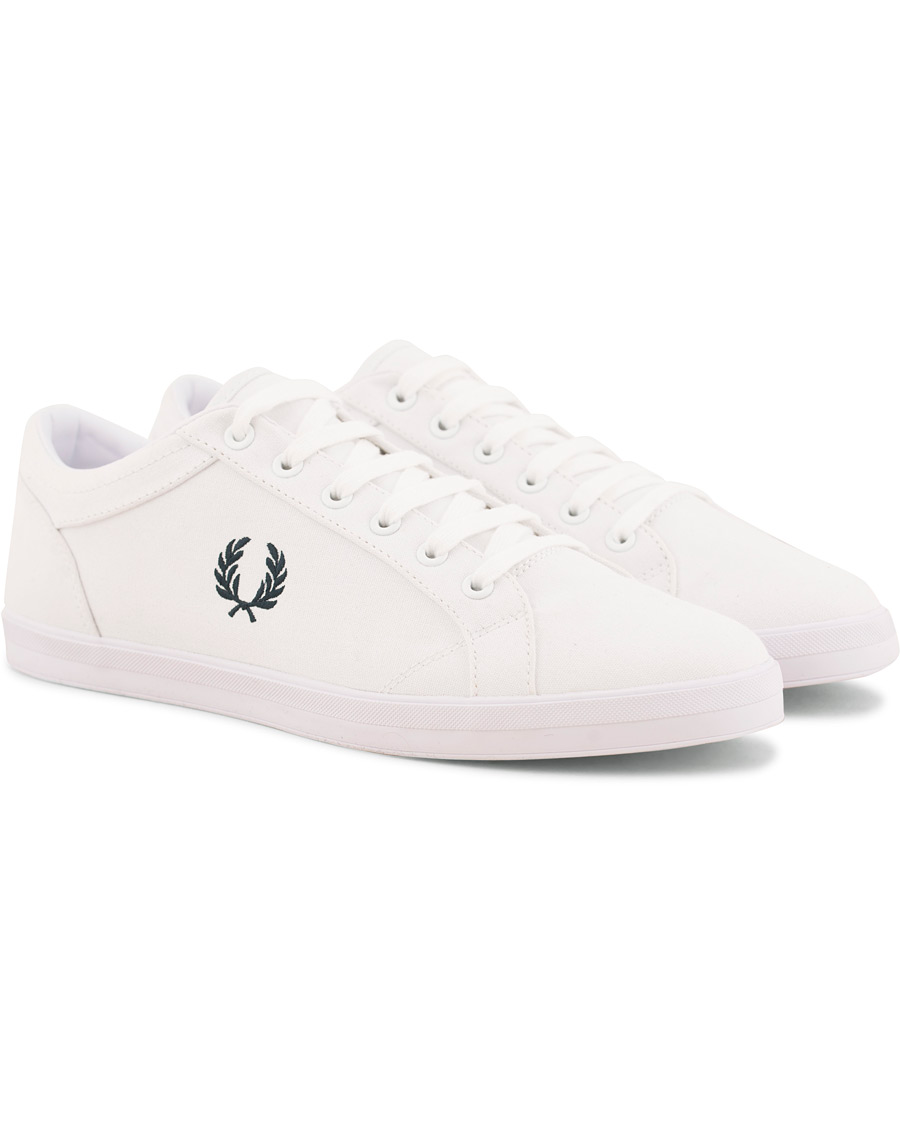 Herr | Fred Perry Baseline Canvas Sneaker White | Fred Perry | Baseline Canvas Sneaker White