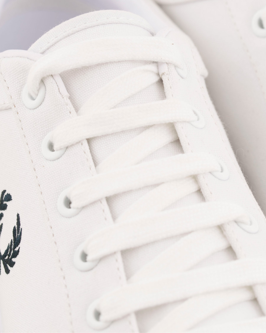 Herr | Fred Perry Baseline Canvas Sneaker White | Fred Perry | Baseline Canvas Sneaker White