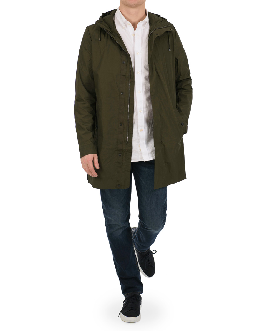 Herr | Jackor | Tommy Hilfiger | Light Weight Cotton Parka Four Leaf Clover