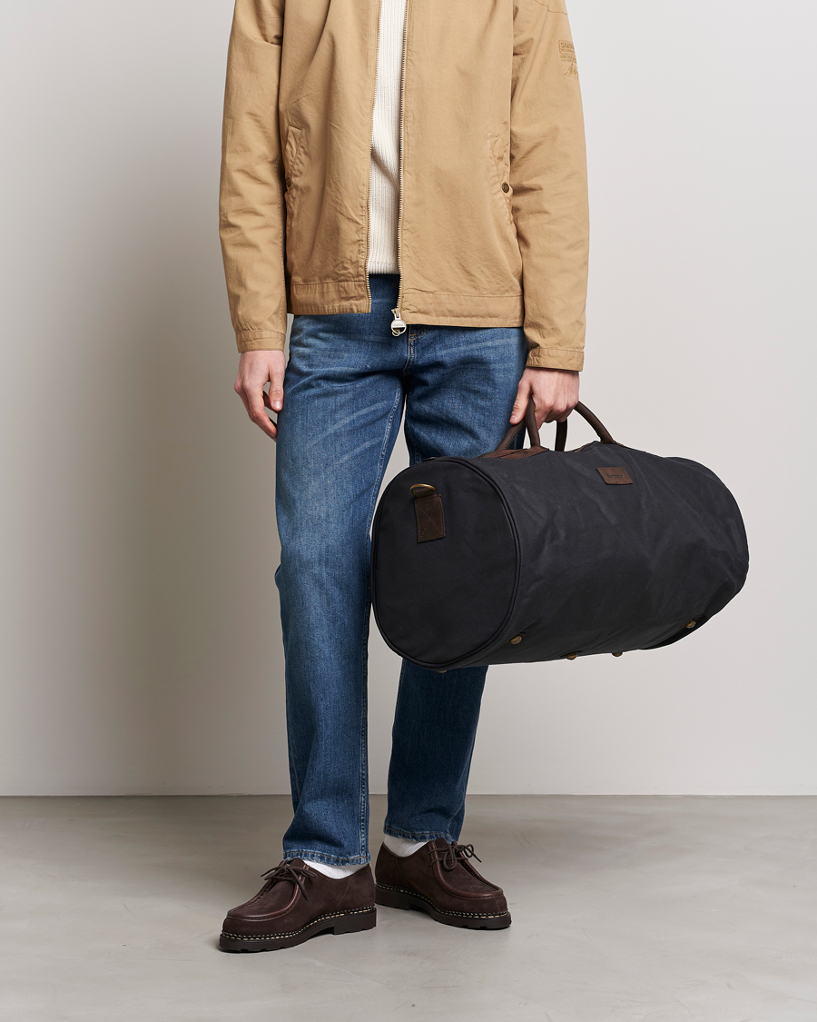 Herr | Väskor | Barbour Lifestyle | Wax Holdall Navy