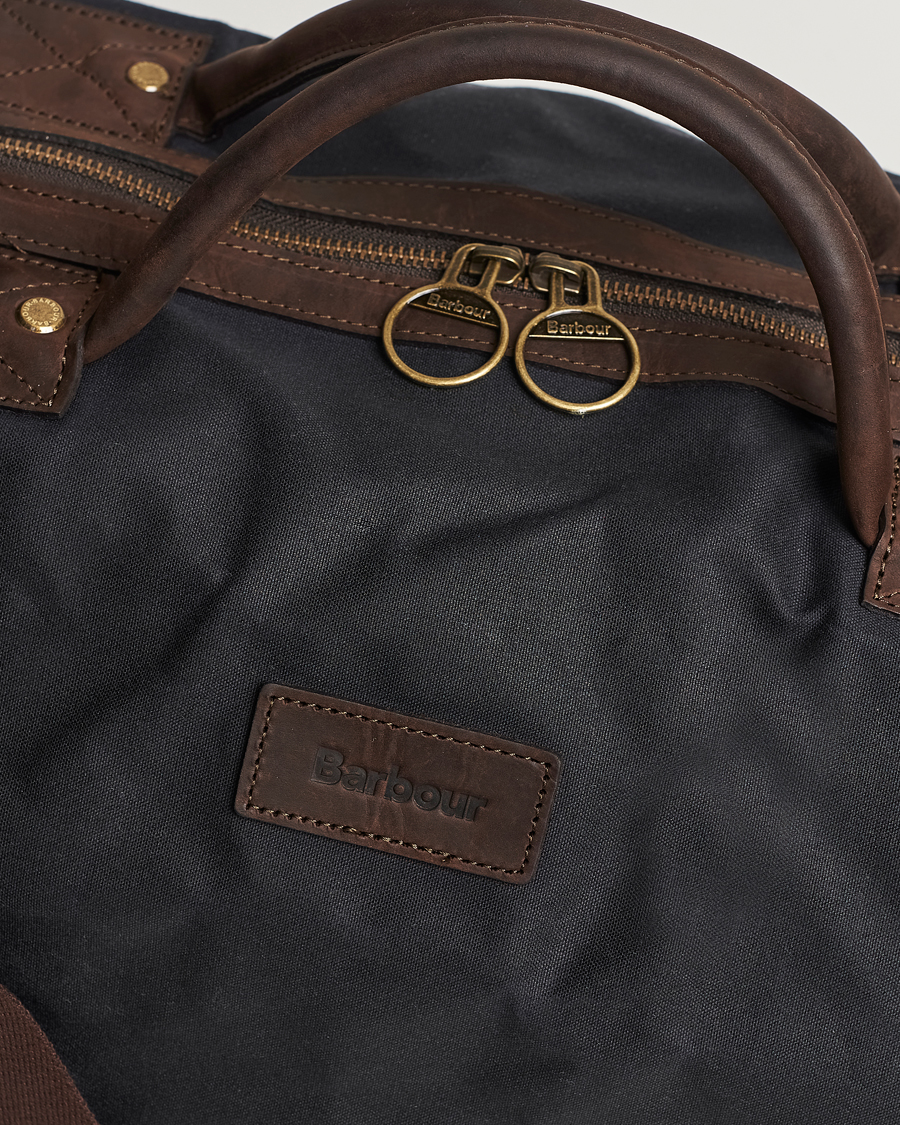 Herr | Barbour | Barbour Lifestyle | Wax Holdall Navy