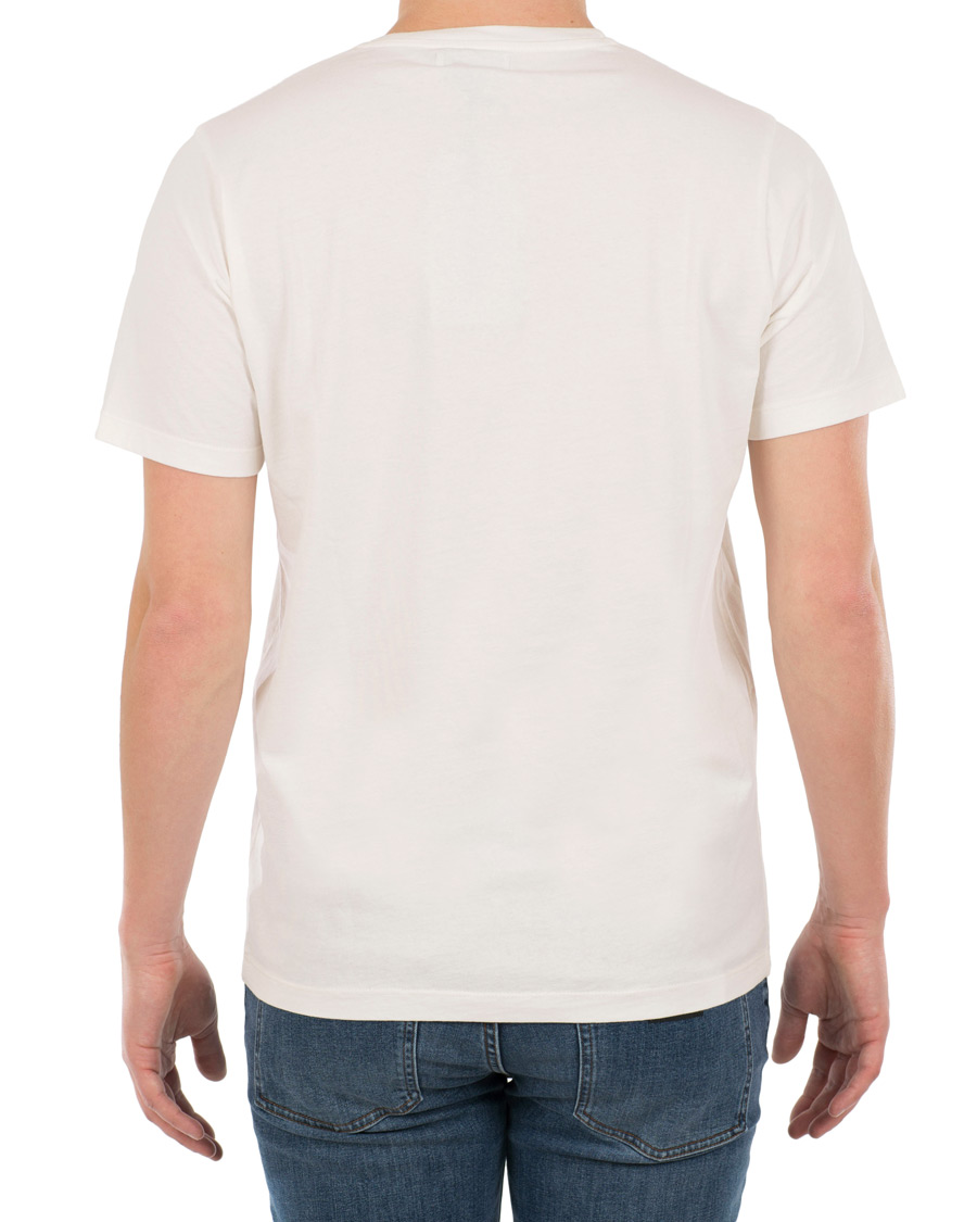Herr | T-Shirts | President's | Crew Hand Print White