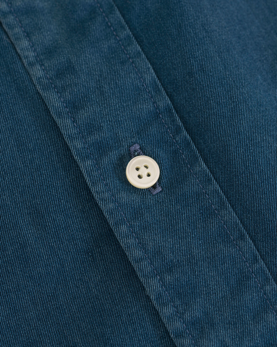 Herr | Skjortor | Schnayderman?s | Schnayderman's Leisure Indigo Jeans Shirt Mid blue