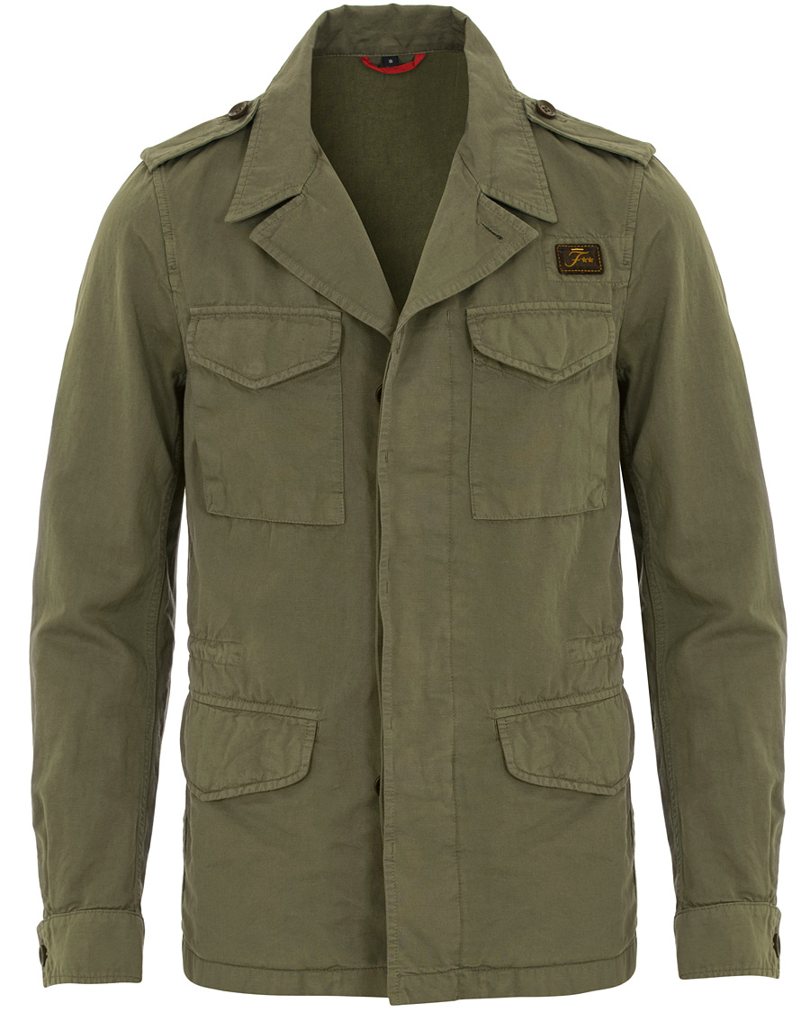 Herr | Jackor | Fay | Escape Cotton Field Jacket Military Green