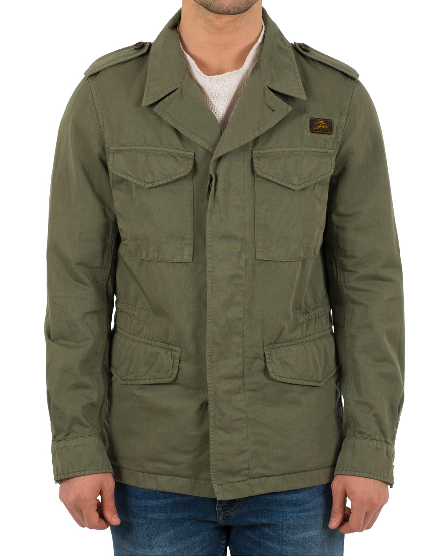 Herr | Jackor | Fay | Escape Cotton Field Jacket Military Green